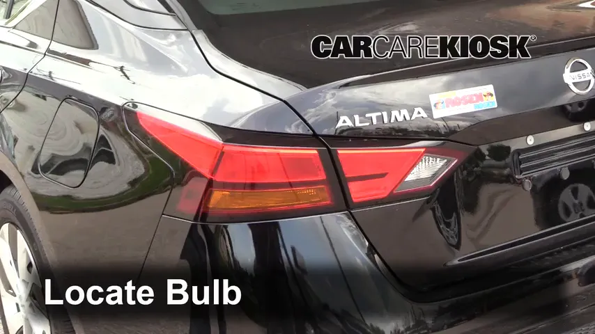 2019 Nissan Altima S 2.5L 4 Cyl. Lights Tail Light (replace bulb)